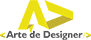 logo arte de designer claro